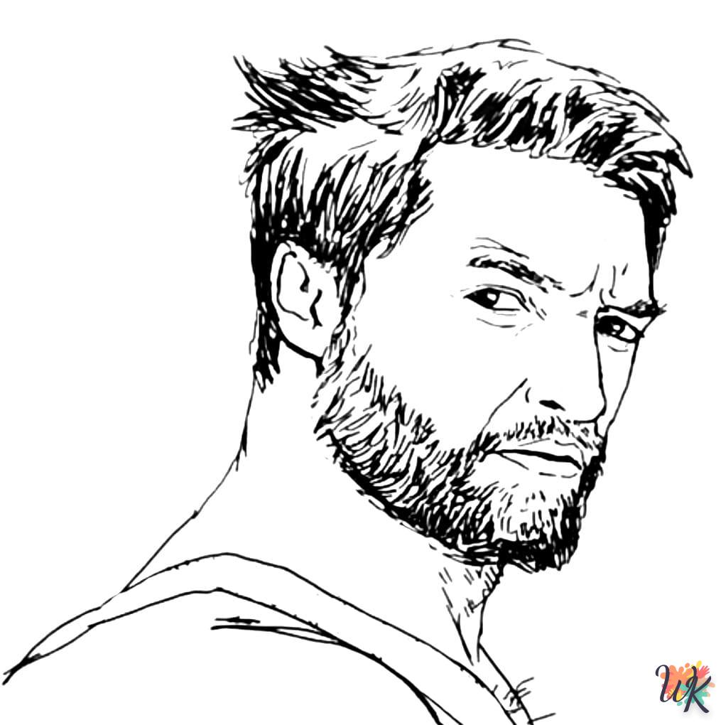 Dibujos para Colorear Wolverine 41