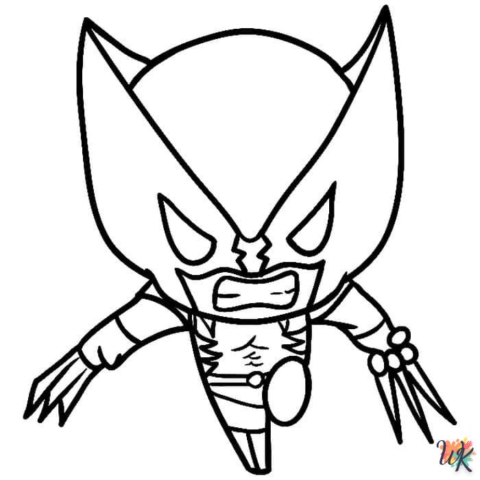 Dibujos para Colorear Wolverine 5