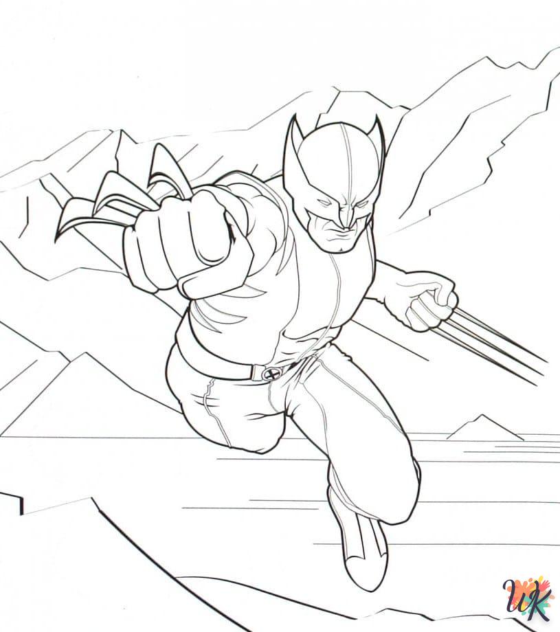 Dibujos para Colorear Wolverine 50