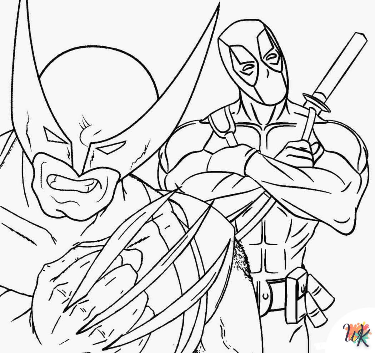 Dibujos para Colorear Wolverine 51