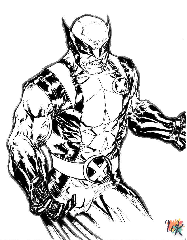 Dibujos para Colorear Wolverine 52