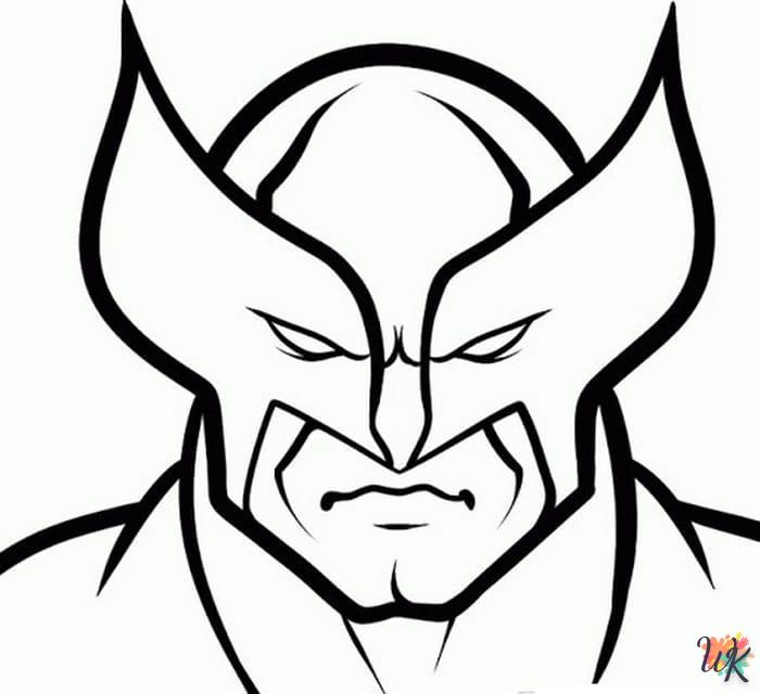 Dibujos para Colorear Wolverine 55