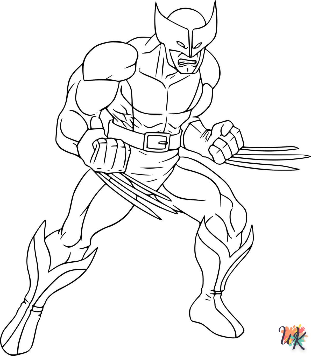 Dibujos para Colorear Wolverine 57