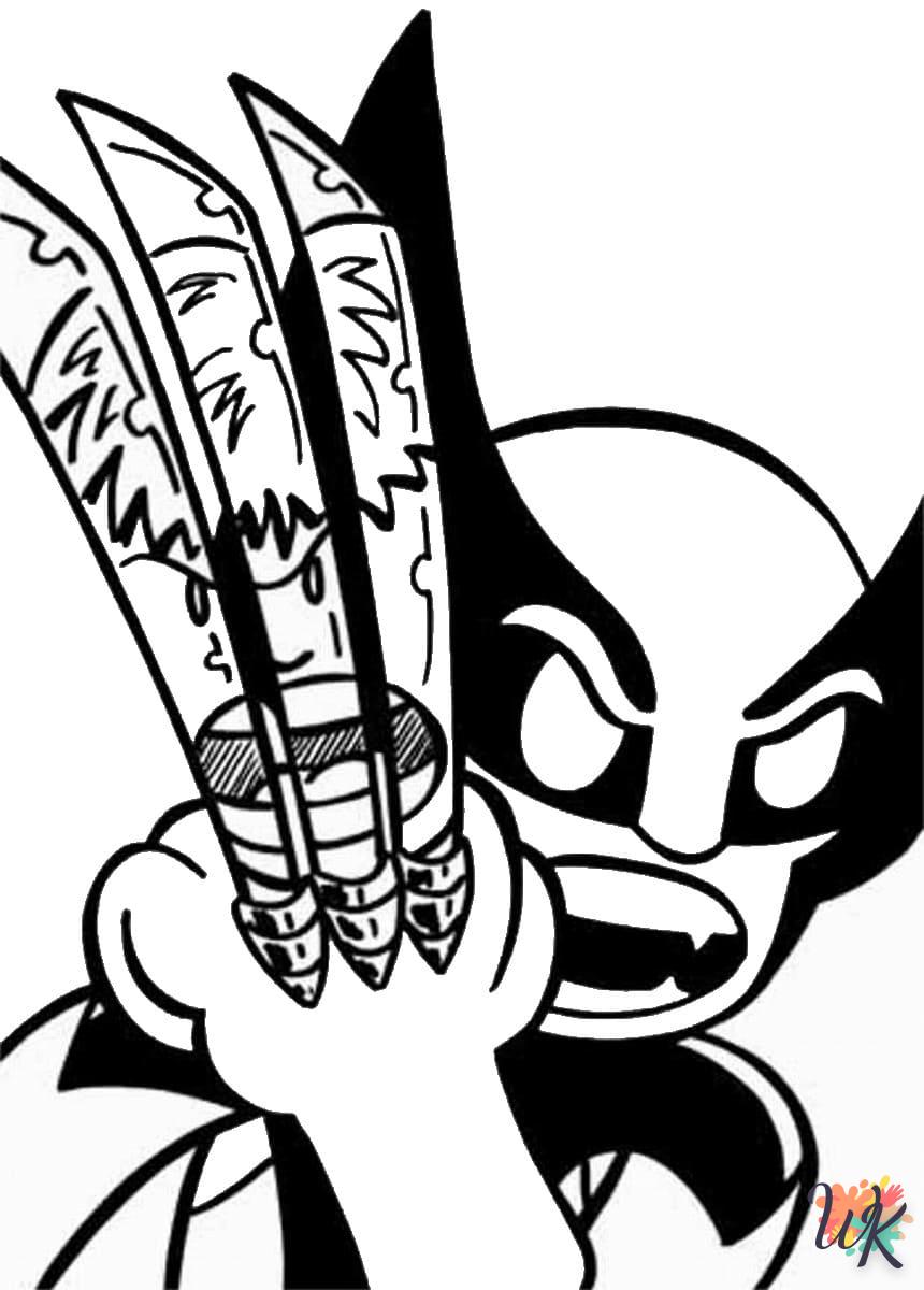 Dibujos para Colorear Wolverine 60