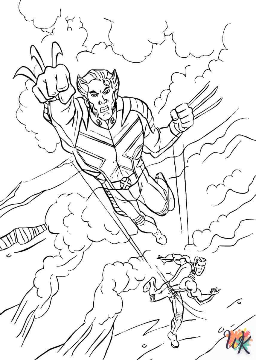 Dibujos para Colorear Wolverine 61
