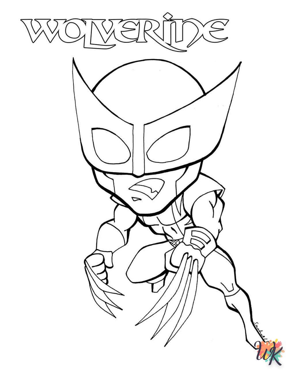 Dibujos para Colorear Wolverine 64
