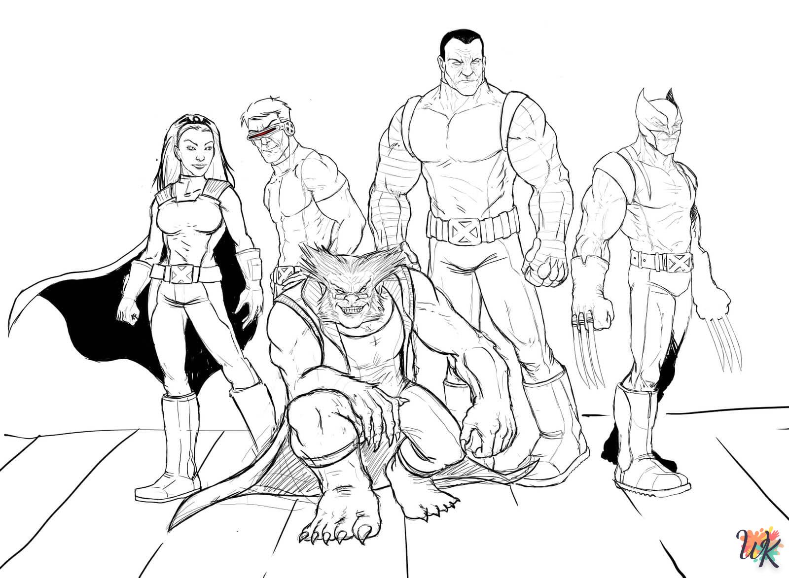 Dibujos para Colorear Wolverine 66