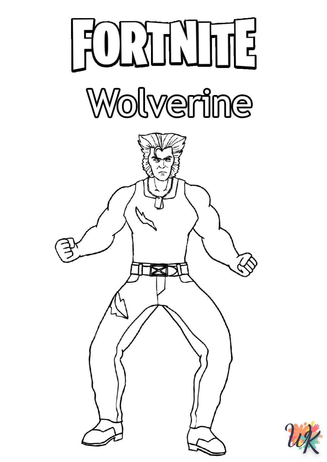 Dibujos para Colorear Wolverine 71