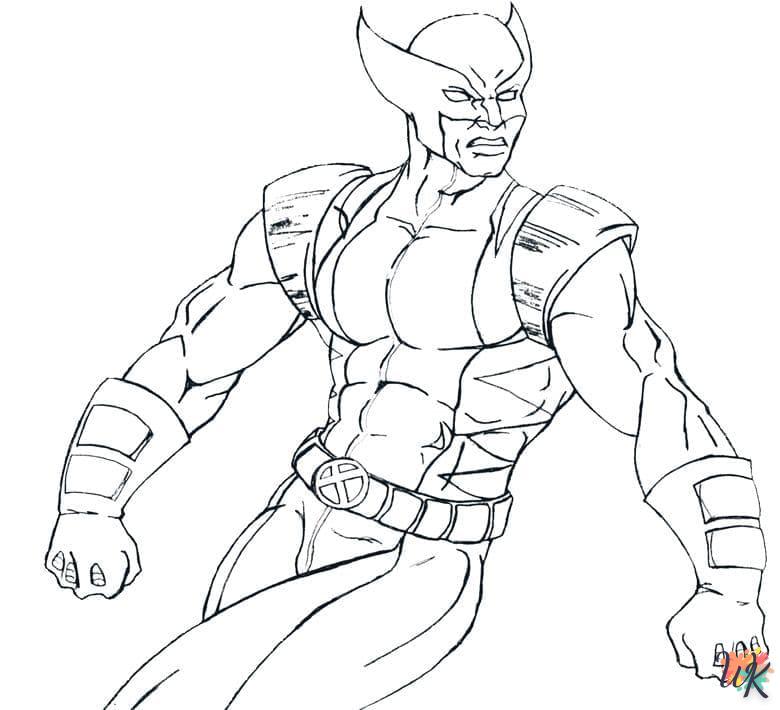 Dibujos para Colorear Wolverine 8