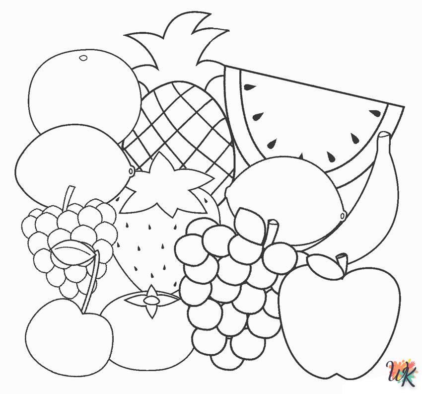 Dibujos para Colorear fruta 10