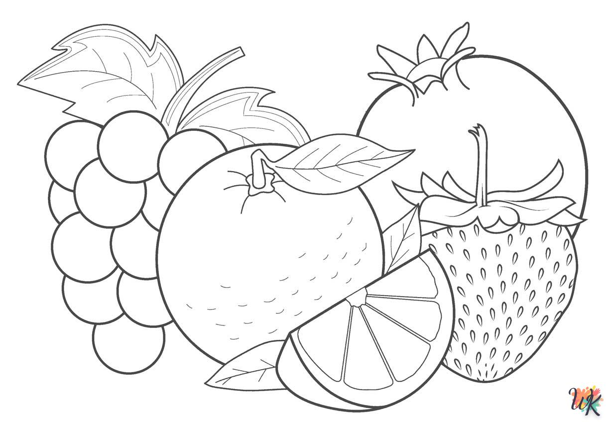 Dibujos para Colorear fruta 14