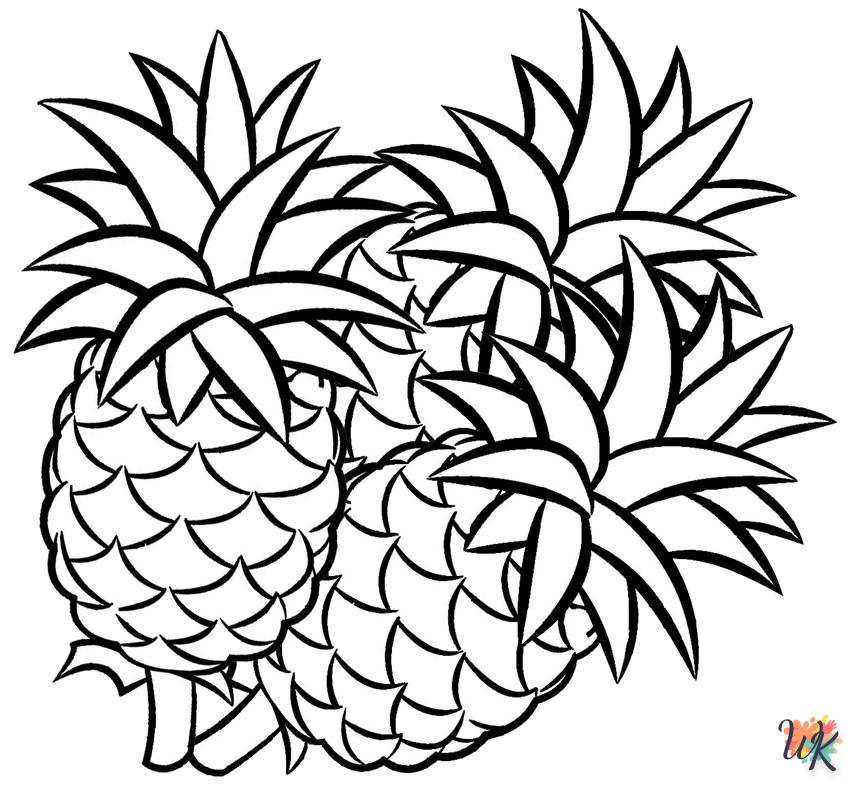 Dibujos para Colorear fruta 3