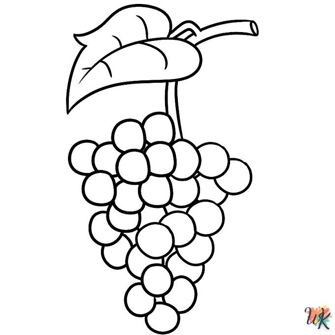 Dibujos para Colorear fruta 33