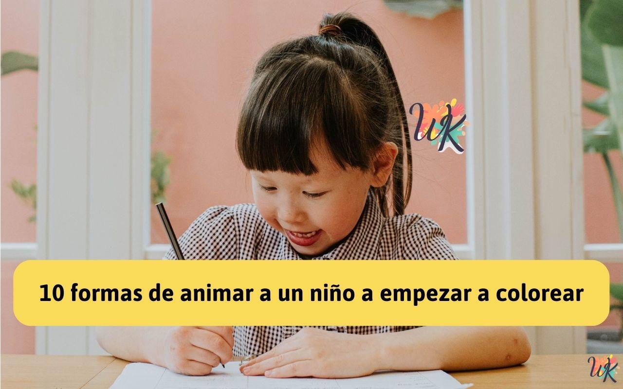 10 formas de animar a un niño a empezar a colorear