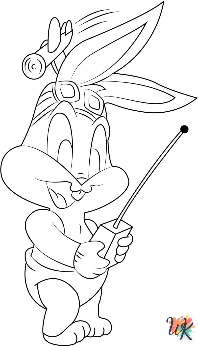 Dibujos para Colorear Bugs Bunny 1