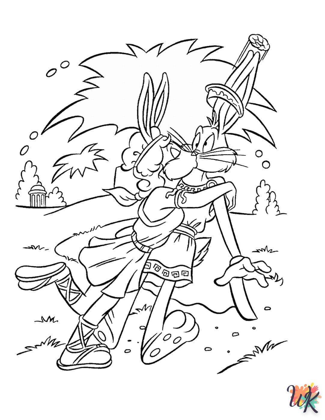 Dibujos para Colorear Bugs Bunny 12