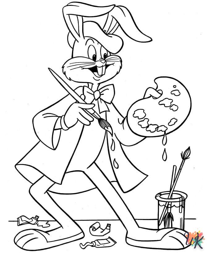 Dibujos para Colorear Bugs Bunny 20