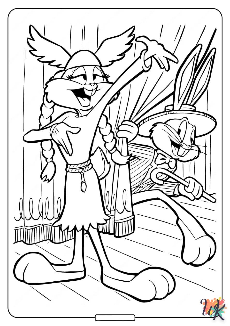 Dibujos para Colorear Bugs Bunny 80