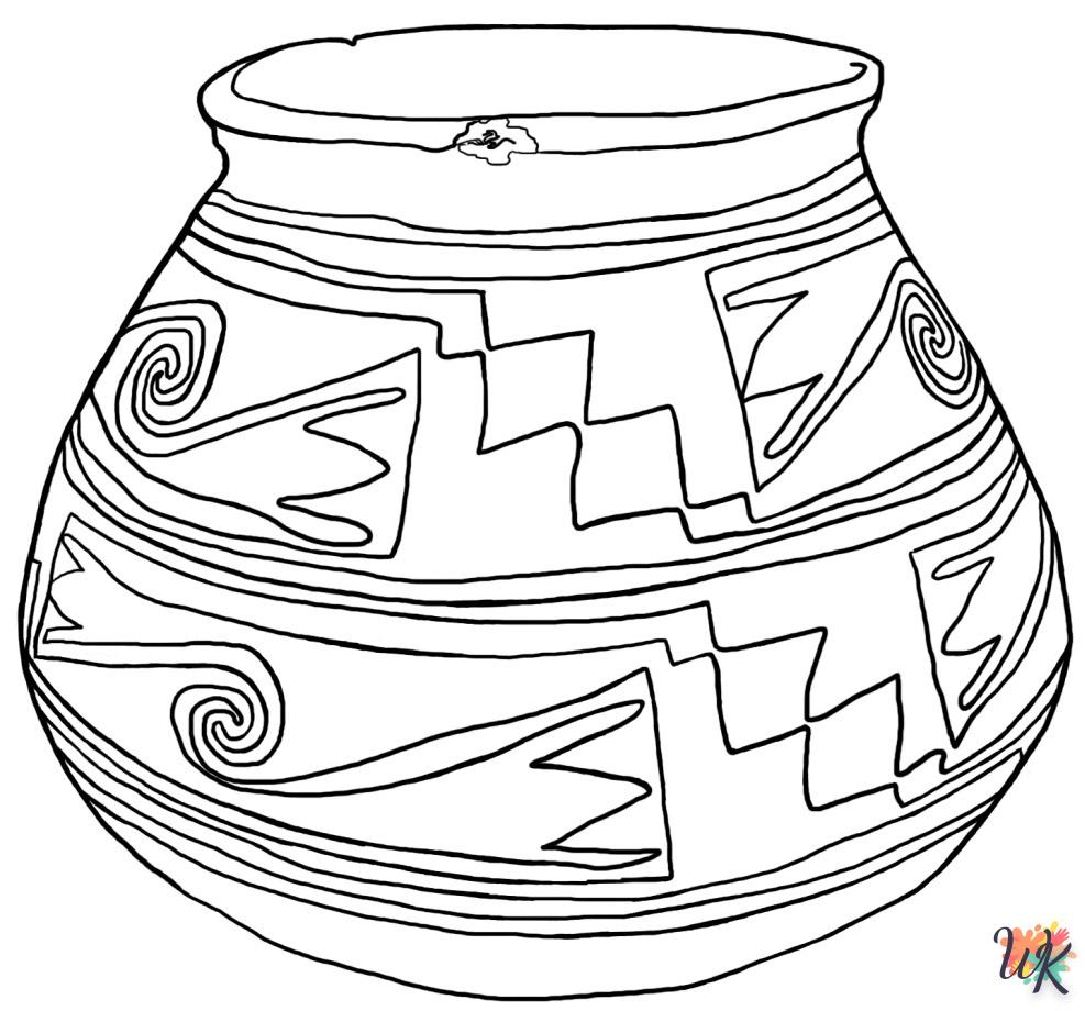 Dibujos para Colorear Ceramica 11
