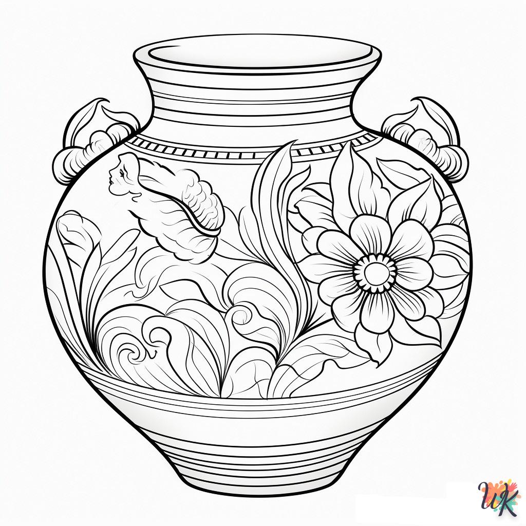 Dibujos para Colorear Ceramica 16