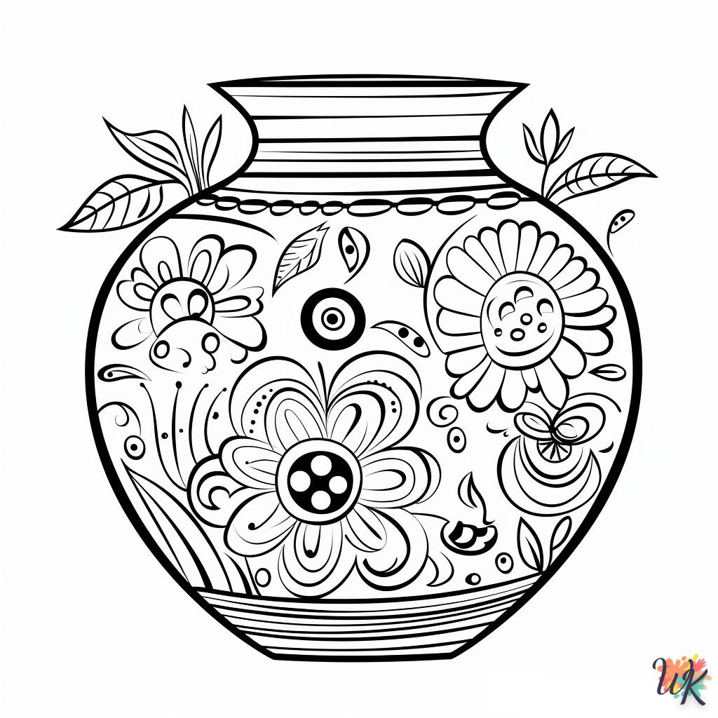 Dibujos para Colorear Ceramica 17