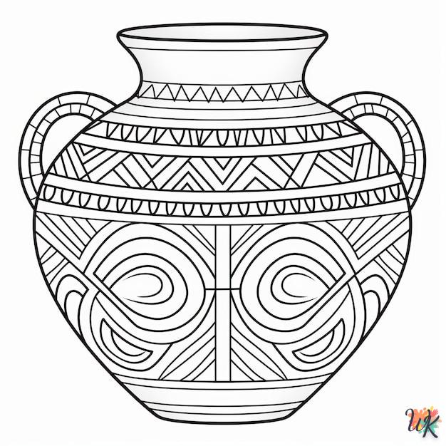 Dibujos para Colorear Ceramica 8