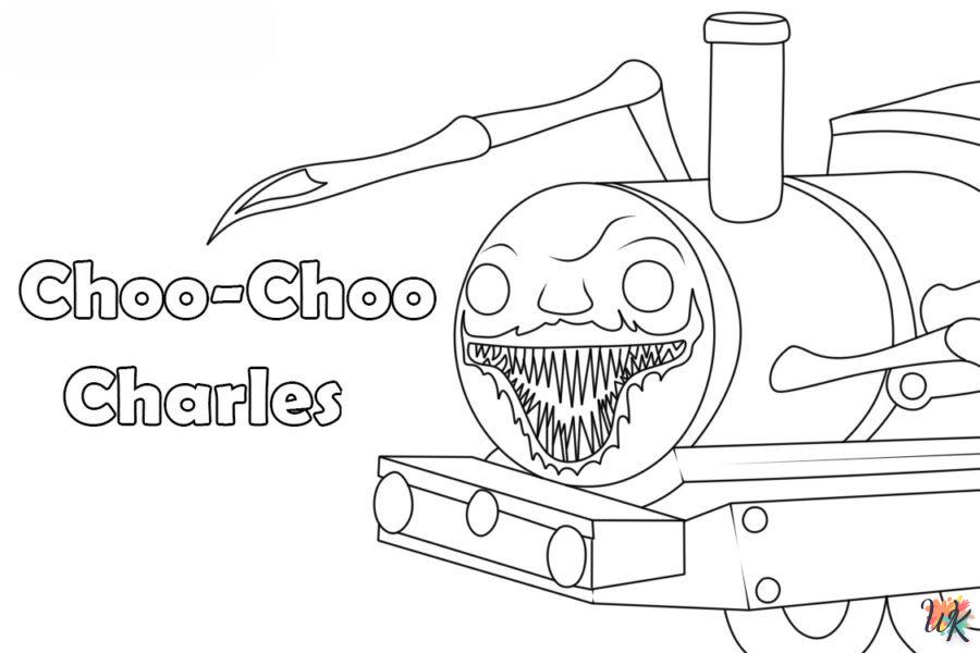 Dibujos para Colorear Choo Choo Charles 6