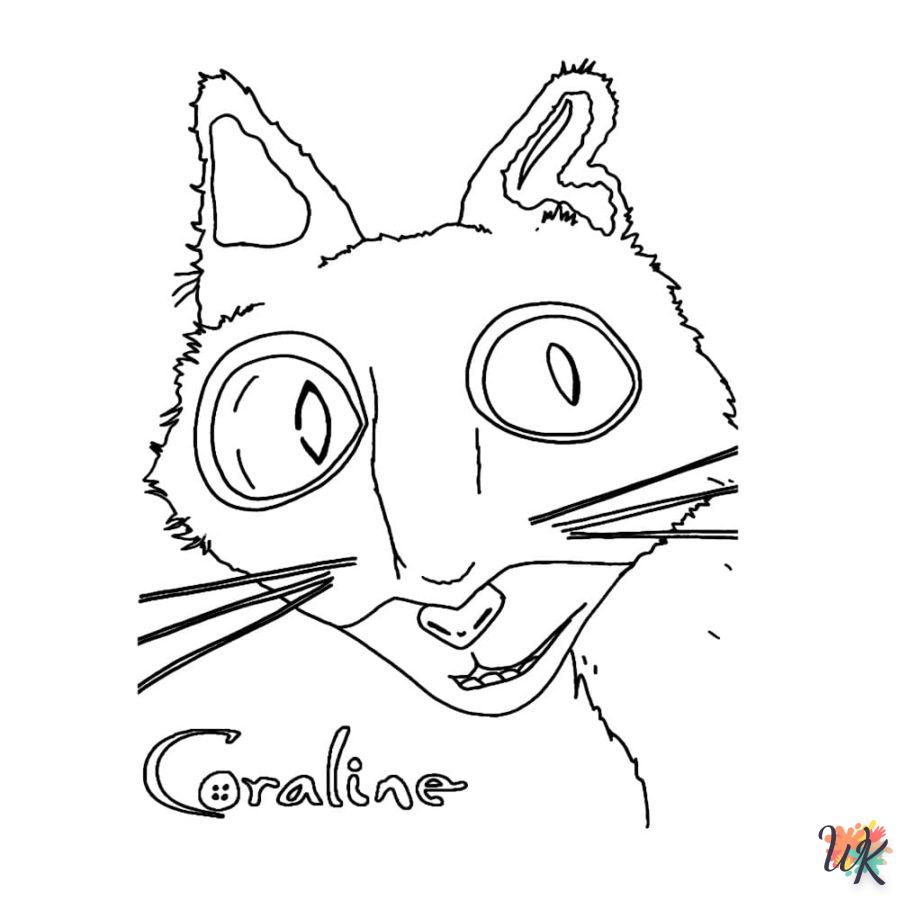 Dibujos para Colorear Coraline 29