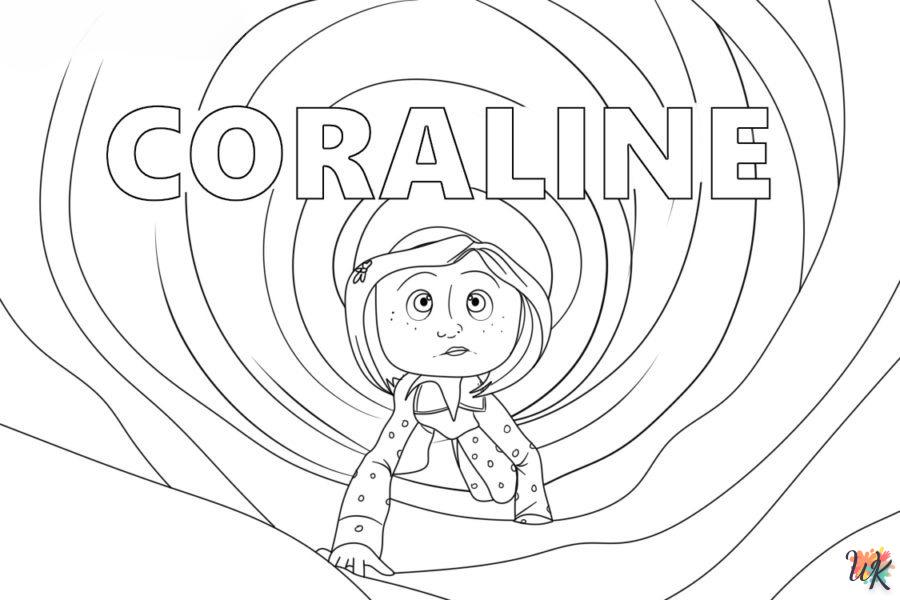 Dibujos para Colorear Coraline 42