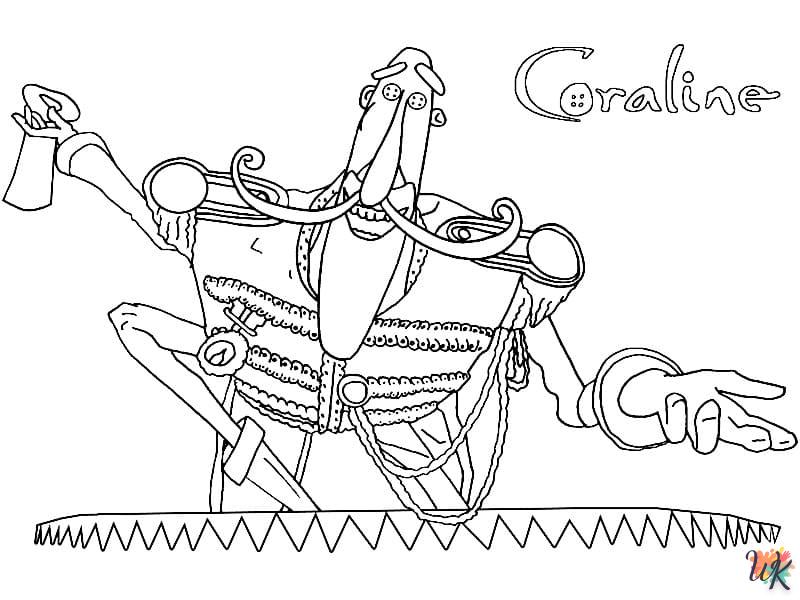 Dibujos para Colorear Coraline 8