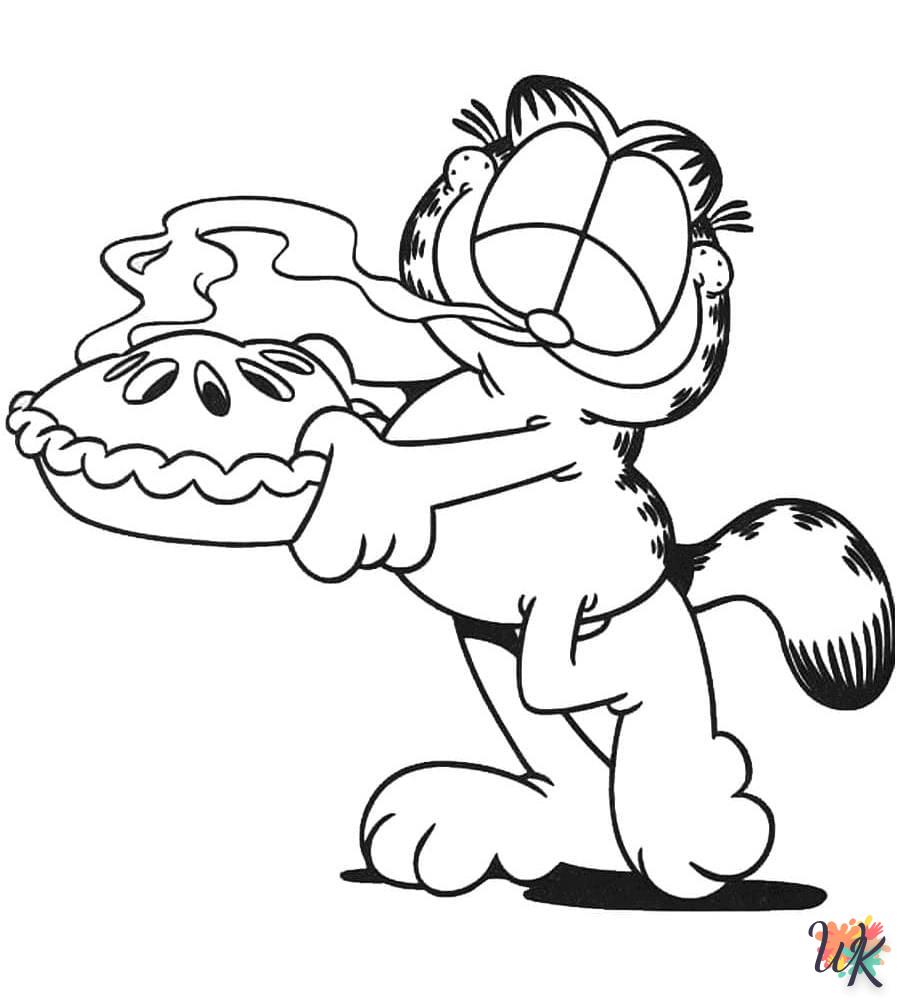 Dibujos para Colorear Garfield 105