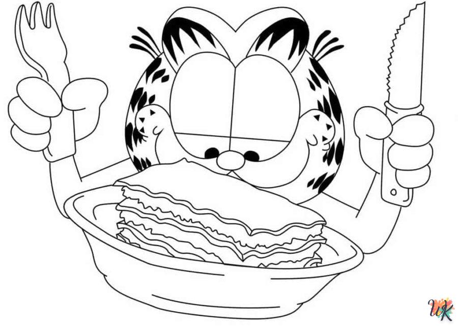 Dibujos para Colorear Garfield 107