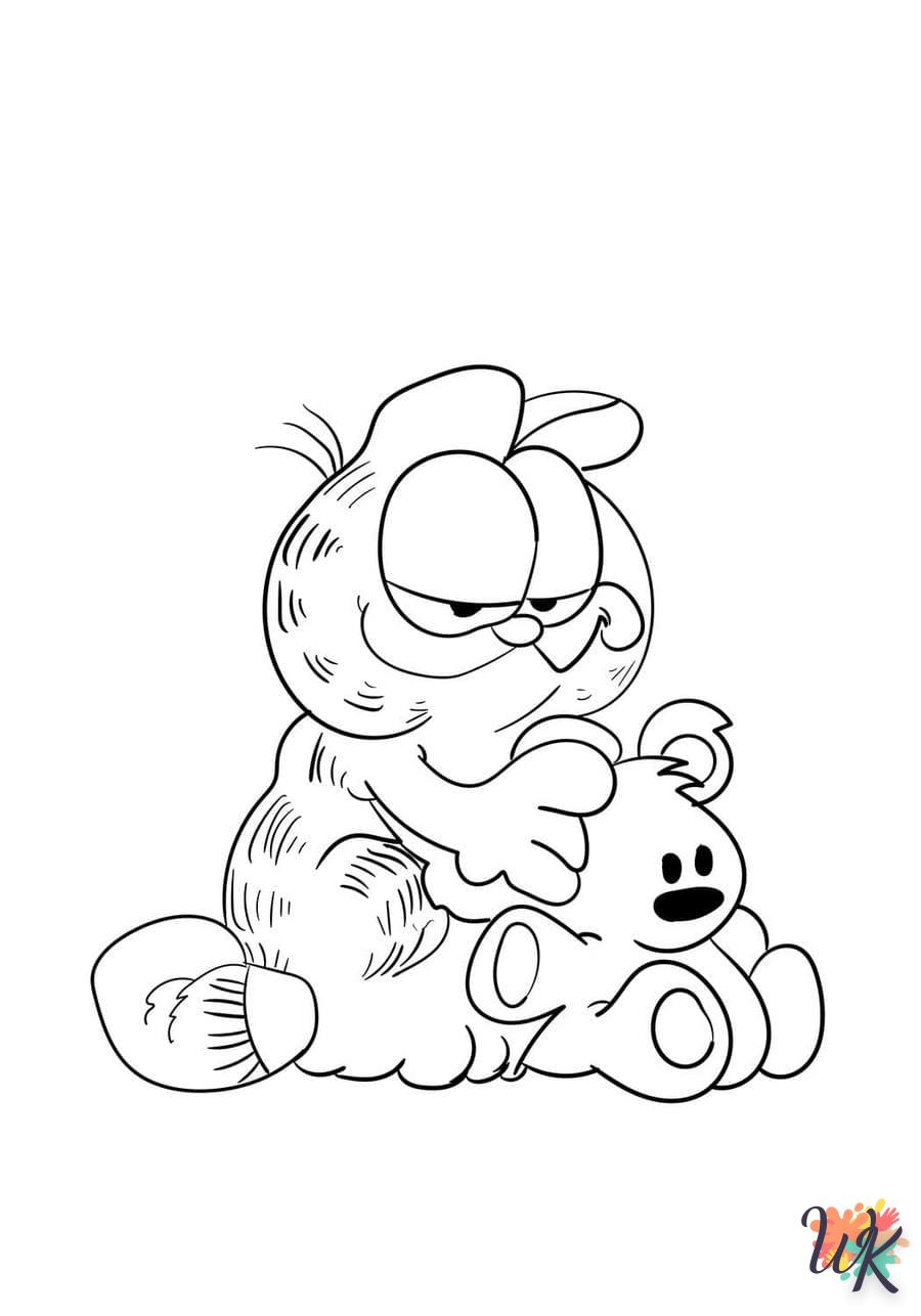 Dibujos para Colorear Garfield 110