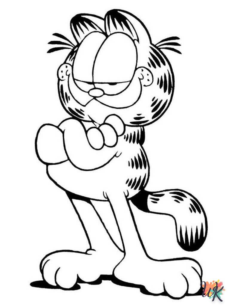 Dibujos para Colorear Garfield 111