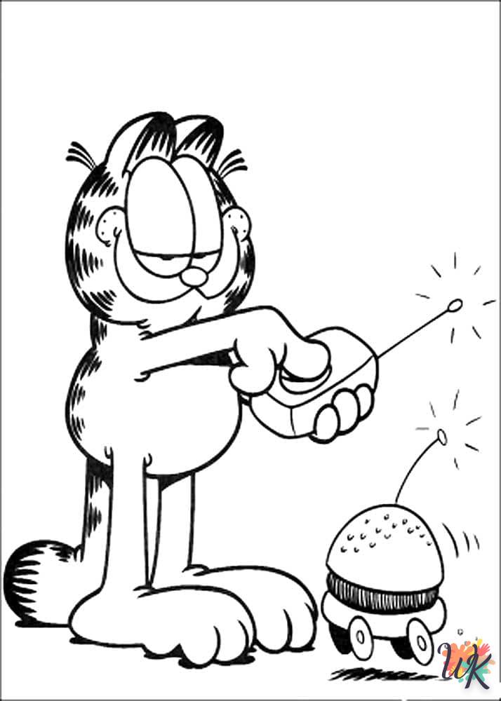 Dibujos para Colorear Garfield 112