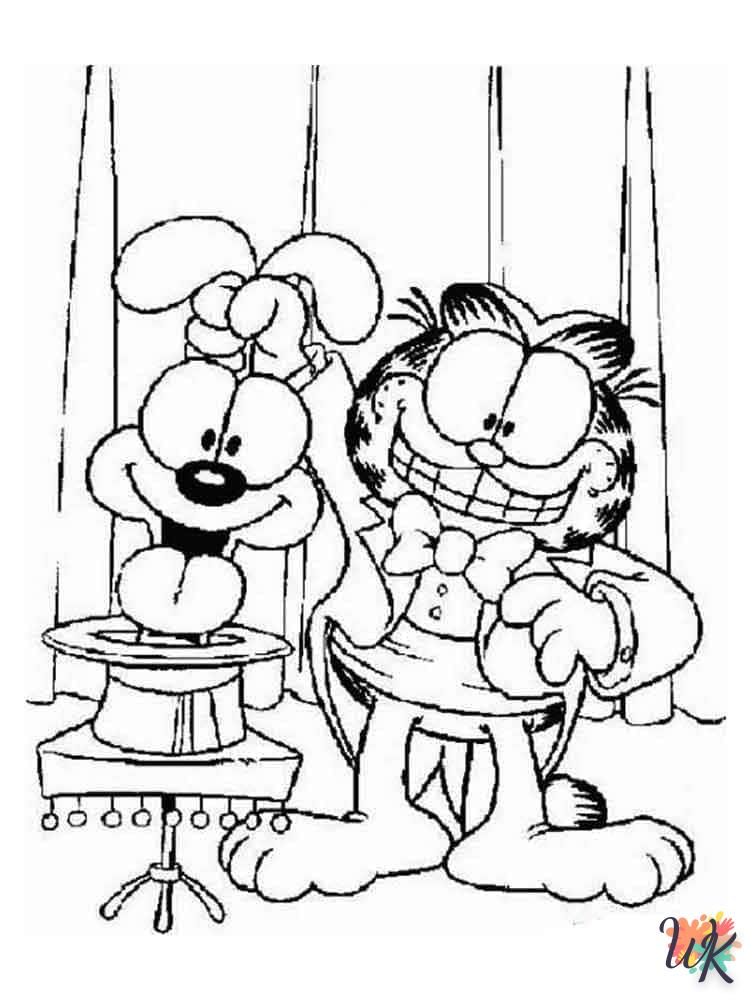 Dibujos para Colorear Garfield 116
