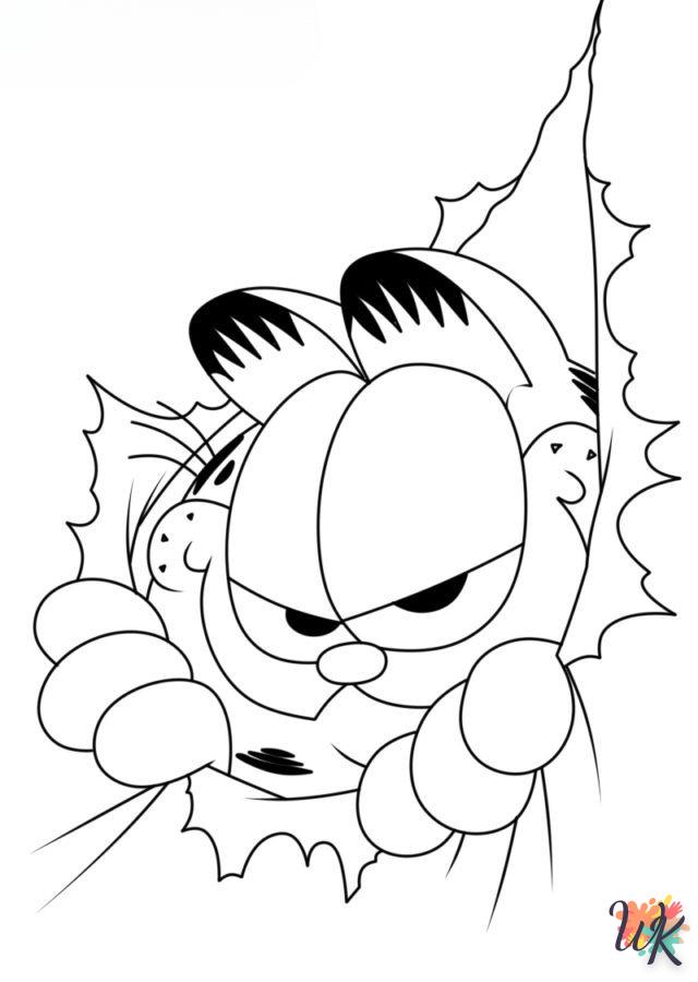 Dibujos para Colorear Garfield 124