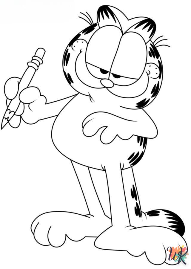 Dibujos para Colorear Garfield 125