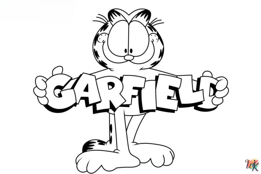Dibujos para Colorear Garfield 126