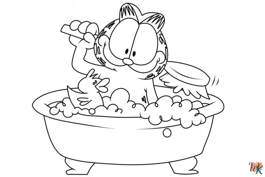 Dibujos para Colorear Garfield 127