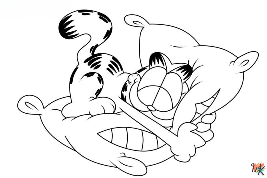 Dibujos para Colorear Garfield 130