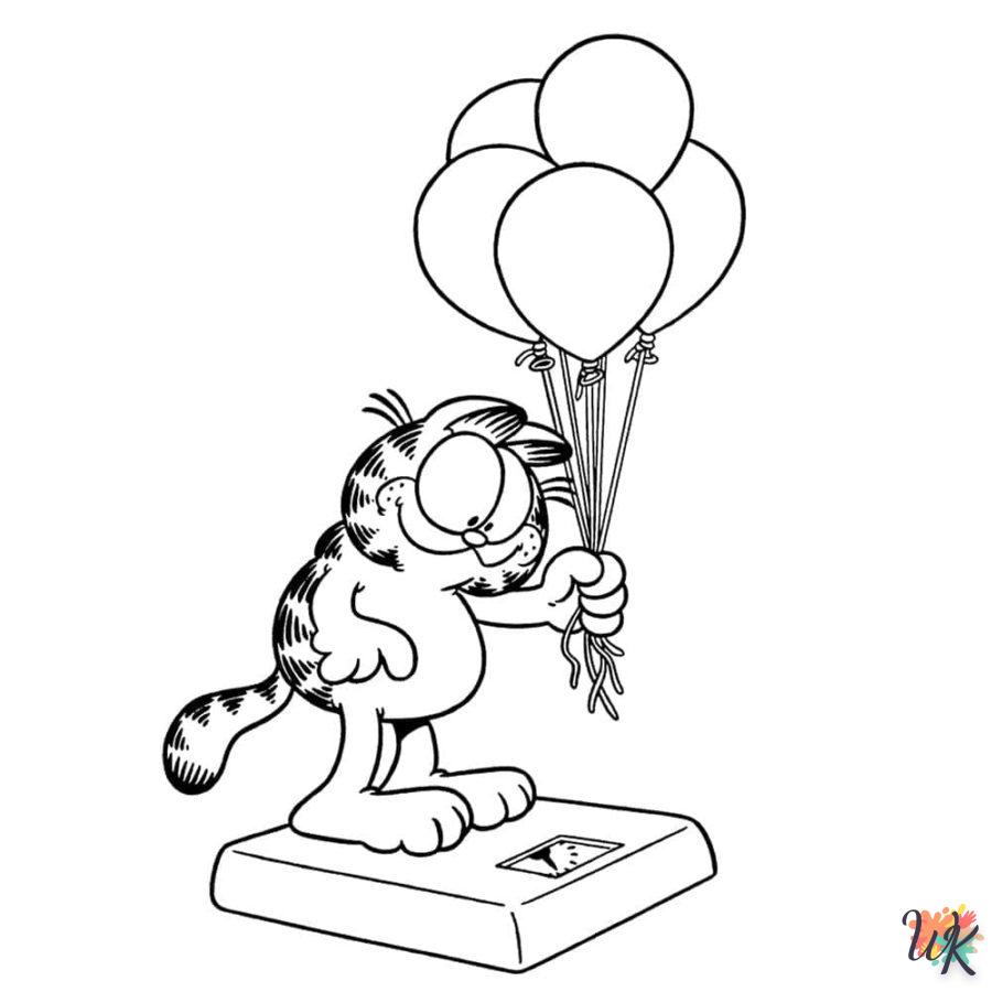 Dibujos para Colorear Garfield 16