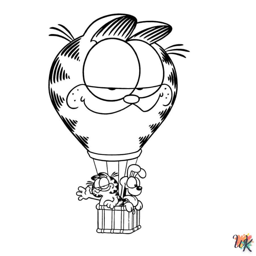 Dibujos para Colorear Garfield 21
