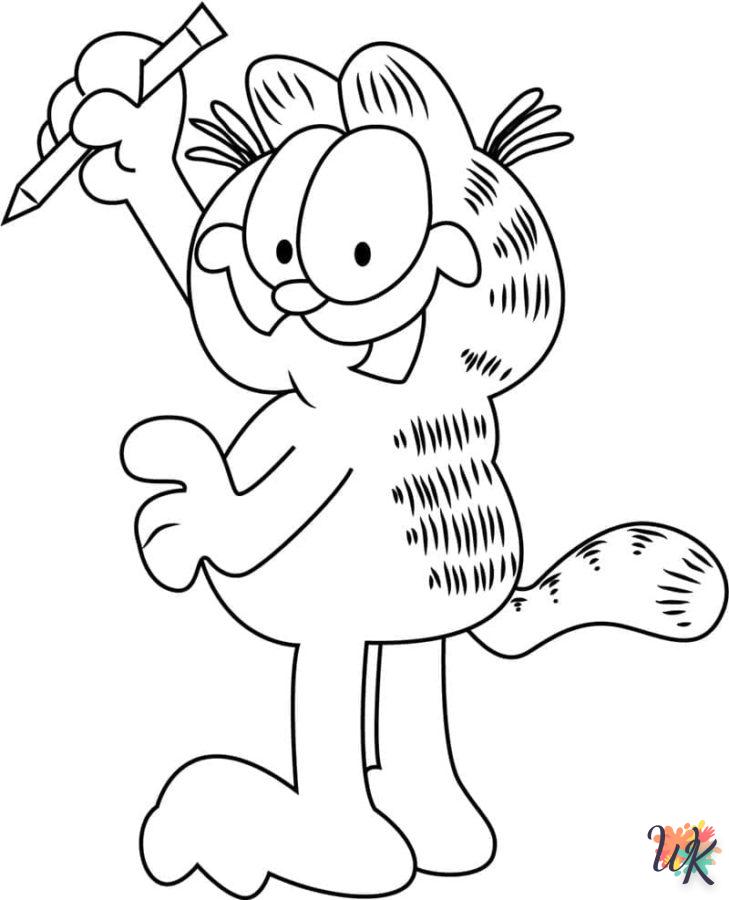 Dibujos para Colorear Garfield 22