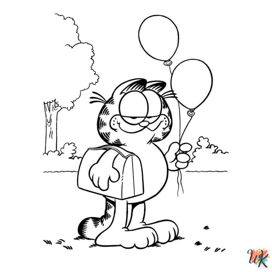 Dibujos para Colorear Garfield 25