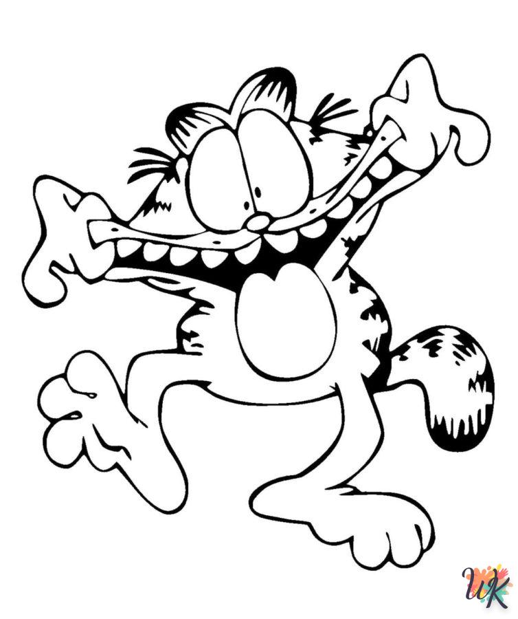 Dibujos para Colorear Garfield 29