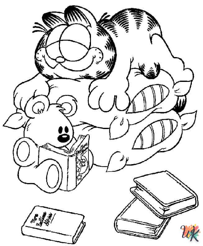 Dibujos para Colorear Garfield 3