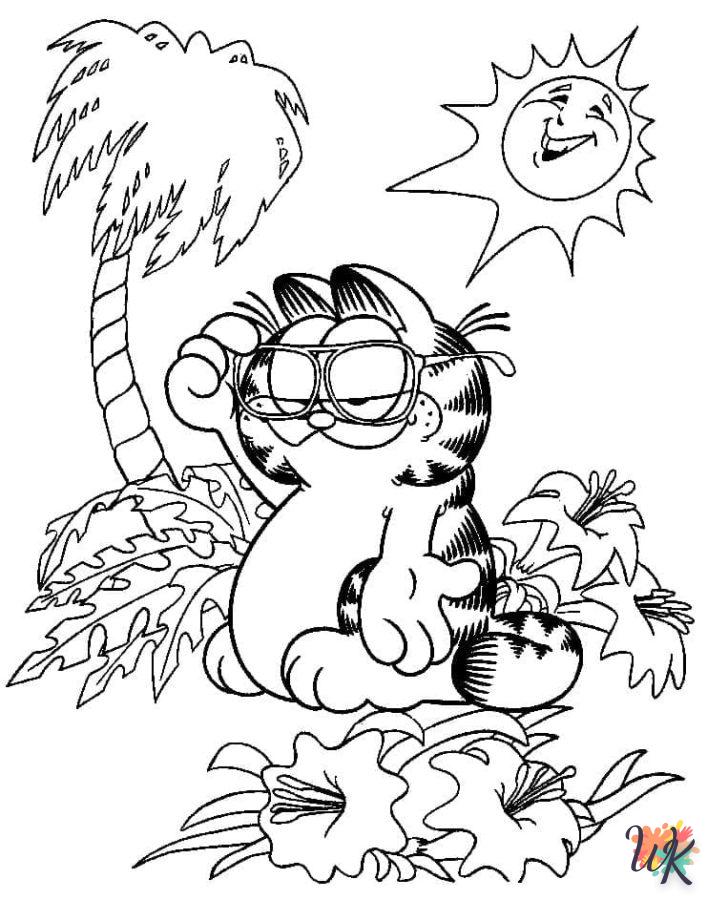 Dibujos para Colorear Garfield 31