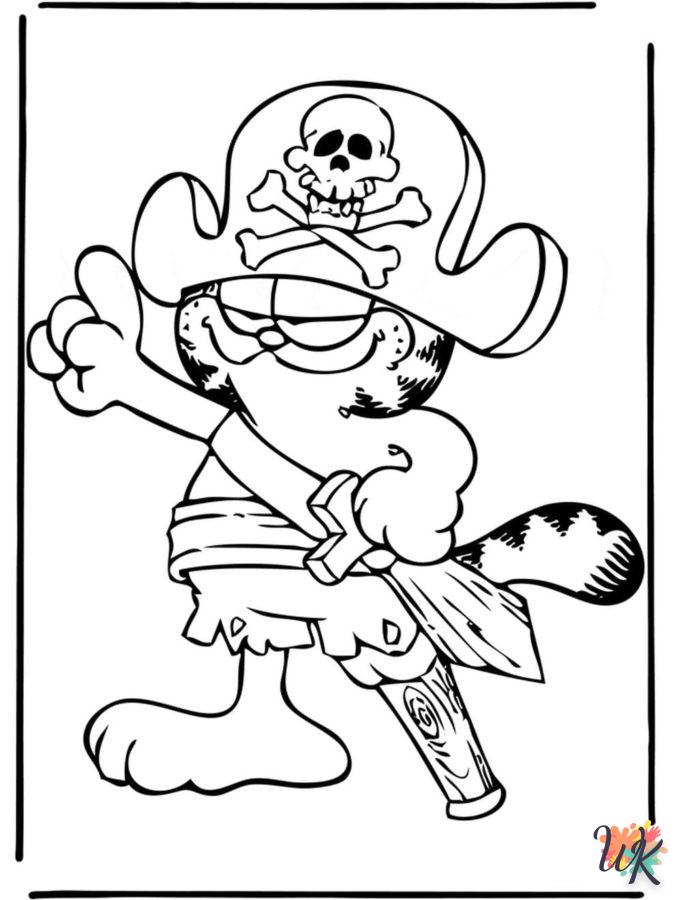 Dibujos para Colorear Garfield 33