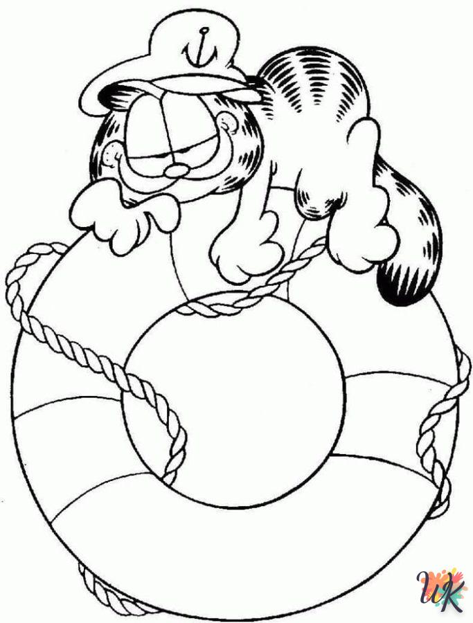 Dibujos para Colorear Garfield 36